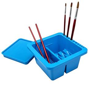 MyLifeUNIT Paint Brush Cleaner, Paint Brush Holder and Organizers for Acrylic, Watercolor, and Water-Based Paints (Blue) MyLifeUNIT Paint Brush Cleaner, Paint Brush Holder and Organizers for Acrylic, Watercolor, and Water-Based Paints (Blue)
