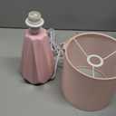 Lampwell Elisa Green Small Table Lamp for Living Room as Bedside Table Lamp for Bedroom,Modern Ceramic Kids Night Table Lamp,6.1H12.4IN,Bulb Excluded 