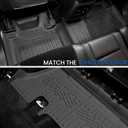 Floor Mats Set for 2016-2026 Dodge Durango (Only for 6 Seats with Captain Chairs), All Weather TPE Backrest Mat Trunk Mat Cargo Liner Door Sill Guards Accessories (6 Seats Floor Mats Set)