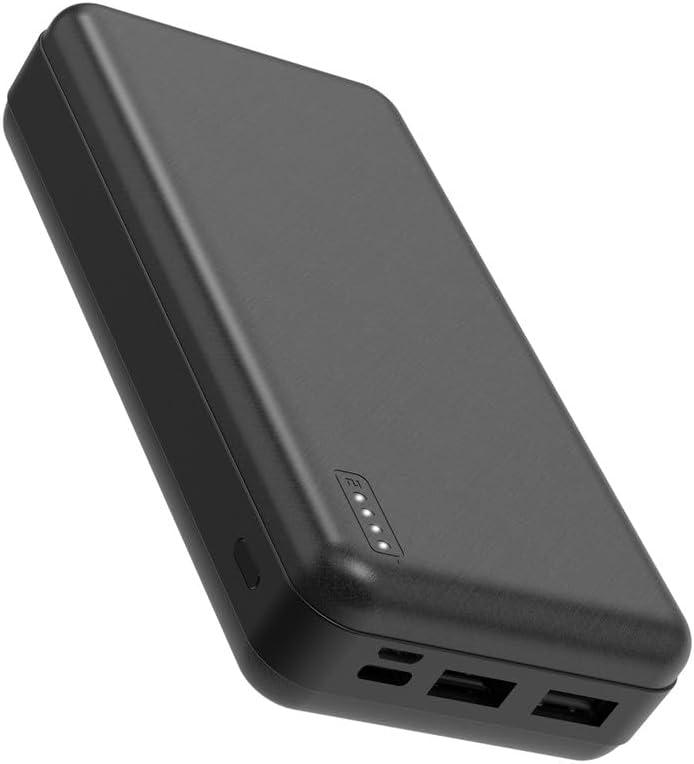 Paquete de batera 5V2A de 20000 mAh para chaleco calentado, chaqueta calentada, banco de energa para calefaccin, chalecos elctricos, chaquetas, abrigos, sudaderas con capucha, paquete de batera