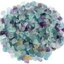 WAYBER Decorative Crystal Pebbles, 1 Lb/460g (Fill 0.9 Cup) Natural Quartz Stones Aquarium Gravel Sea Glass Rock Sand for Fish Turtle Tank/Air Plants Decoration