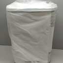 EKO Madison Matte White Stainless Steel 13.2 Gal/50L Kitchen Step Trash Can or Recycling Bin, Removable Inner Liner, Soft Close Lid, Fingerprint Resistant Finish