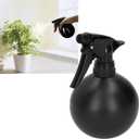 500ml Ball Shape Water Spray Bottle, Lightweight Portable Stainless Steel Opaque Spray Bottle Adjustable Nozzle Squirt Bottle for Garden Plants (Black)