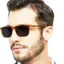 OCCI CHIARI Reading Sunglasses for Men Wide Sun Glasses Readers 1.25 Outdoor UV400(1.0 1.25 1.5 1.75 2.0 2.25 2.5 2.75 3.0 3.5)