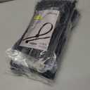 pack of 4 200 Pack Bulk KOOWIN Small 6 inch Nylon Plastic Cable Zip Ties Wire Wraps Black