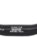 BUCKLOS Mountain Bike MTB Handlebars 25.4/31.8mm - 20/30/50/90/100/120/160mm Rise Aluminum Alloy Handlebar - 720/780mm Extra Long Bicycle Riser HandleBars for E-Bike Folding Bike Downhill Racing.