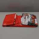 Christmas 60x102 Rectangle Tablecloth Winter Snowman Farmhouse Xmas Tablecloths - Oblong Polyester Snowflake Red Christmas Table Cover Washable Waterproof for Holiday Decoration Family Dining Party