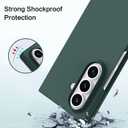 tharlet Compatible with Samsung Galaxy Z Fold 7 Case, Slim Fit Full Protection Case for Women Girls, Ultra Thin Shockproof Hard PC Anti Scratch Protective Cover for Galaxy Z Fold 7 2025 (Green)