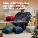 Electric Heated Blanket Full Size - 72"x84" Fast Heating Bed Blankets with 6 Heating Levels & 10 Hours Auto Off, Soft Ribbed Flannel Sherpa, Over-Heated Protection ETL, Dark Gray