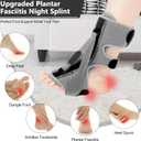Upgraded Plantar Fasciitis Night Splint (Elephant Grey)