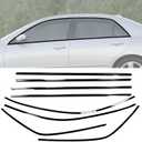 Black Window Trim for Accord Sedan 2003-2007 Window Chrome Delete Blackout