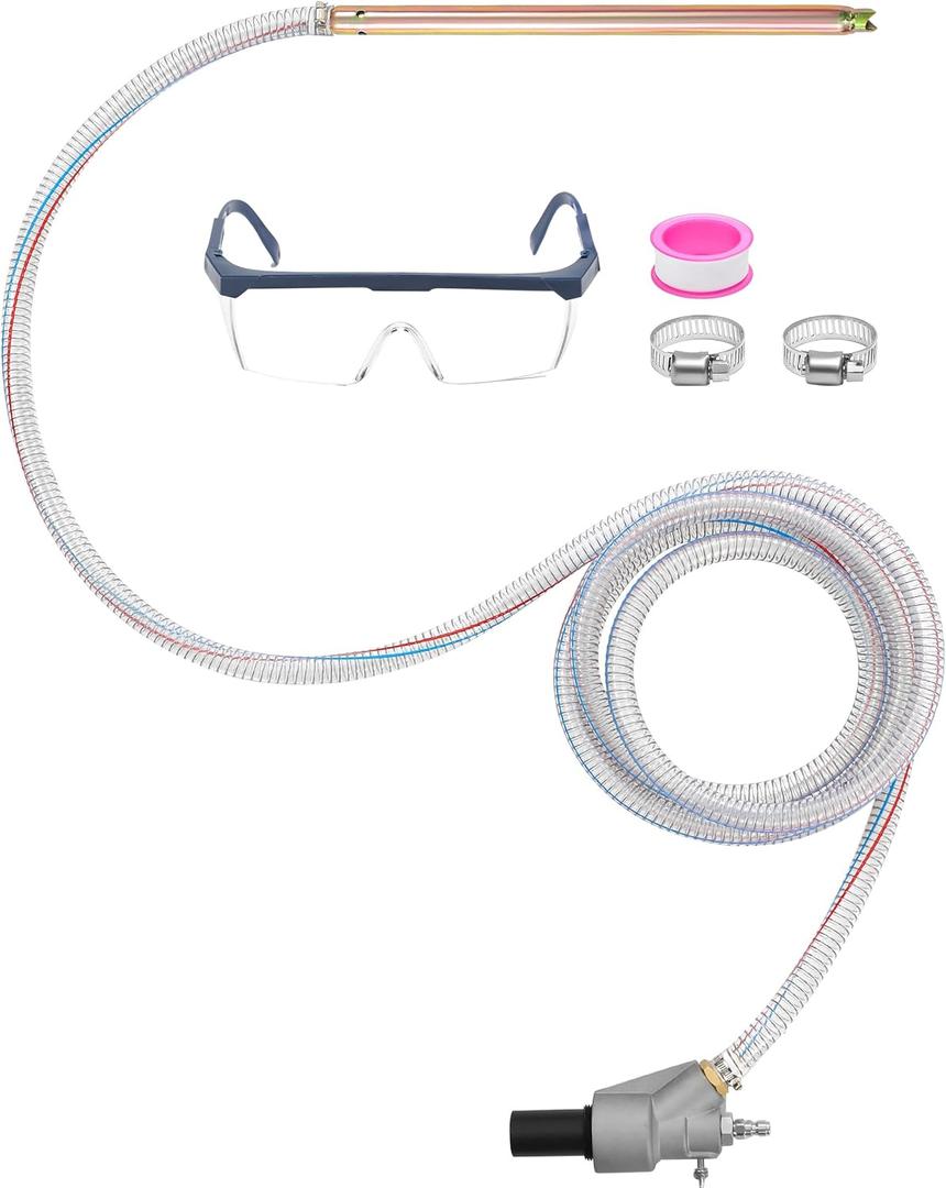 Tool Daily Pressure Washer Sandblasting Kit, Wet Sand Blaster for Pressure Washer with 18 FT Suction Hose, 1/ 4” Quick Connect, 5000 PSI