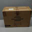 Favoyard Collapsible Wagon Carts Foldable 150L & 360LBS Portable Folding Wagons with All-Terrain Wheels & Brakes Heavy Duty Outdoor Utility Cart for Beach/Grocery/Camping/Shopping/Sports/Garden, Black