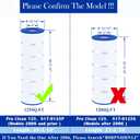 Cryspool 08058 Filter Compatible with PWWPC125B, PXC-125, Posi-Clear PXC-150, C-8413, FC-2575, 125 Sq. Ft Pool Filter Cartridge, 1 Pack