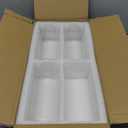 4pcs Glass Cylinder Vases for Centerpieces - 8 Inch Tall Glass Vases for Flowers, Hurricane Candle Holders Floating Candle Vase for Table Centerpiece Formal Dinners Home Decor