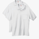 Hanes Men's Short-Sleeve Jersey Pocket Polo (Pack of 2), XL