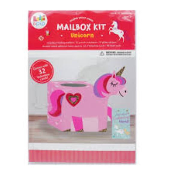 Loli & Pop Mailbox Kit Unicorn,  Lolli & Pip™ Valentine's Day Mailbox Kit - Unicorn, 2 ct - King Soopers