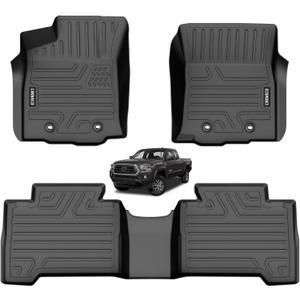 Floor Mats for 2018-2023 Toyota Tacoma Double Cab(Automatic Only)