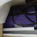 Flying Pig High Velocity Dog Pet Grooming Dryer w/Heater (Model: Flying One, Purple), 10 FT FLEXIBLE HOSE + 2 NOZZLES
