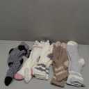 Trifabricy Fuzzy Socks for Women - Fluffy Cozy Slipper Socks for Women, Women's Ultra Soft Winter Thick Warm Fuzzy Sleeping Sock for Home, Candy Colorful L