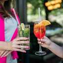 ACSTEP Plastic Straws 500 PCS  10.2 Inch Long, 6 mm Wide Straws Disposable for Iced Coffee & Cola, Durable & Lightweight  Made in USA