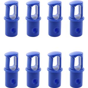 TAODAN 8PCS Universal Trampoline Bar Caps, Trampoline Rod Cap, Trampoline Shell Rod Cap, Trampoline G-Hook, OD 32, ID 28