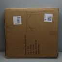 4Ft Folding Table Adjustable Height Portable Folding Tables Heavy Duty 400 lbs Capacity, Wood Grain Tabletop for Working Meeting Parties, Picnic, Camping, Weddings, Garden Dining-Black (4FT)