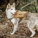ONETIGRIS Y-Shaped Dog Backpack No Pull CAMLUS Dog Saddle Bag with D-Rings, Lightweight Dog Pack Hiking Gear for Dogs Hunting Camping Travel