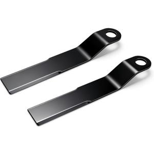XTPTFABS Mower Blade Replacement Compatible with Mower King Skidsteer Brush Hog Rotary Grass Cutter-2 Blade Set 2-3/8" x 14" x 1/4"
