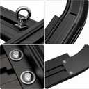 WILDROAD Aluminum Roof Platform, 63" x 47" Universal Flat Roof Rack Heavy Duty Roof Rack Platform with 10 Sets Eye Bolt Nut and T-Screws Anchoring Kit Fits for SUV, Truck