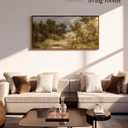ARPEOTCY Rustic Large Landscape Wall Art,Nature Orchard Picture 20×40 in