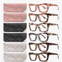 CCVOO Stylish Reading Glasses for Women, Eyeglasses, Blue Light Readers for Women, Computer Eye Glasses, Cheaters