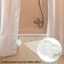 10 Pack Shower Splash Clips for Curtain, Self Adhesive Shower Curtain Clips, Guard Splash Curtain Clips,Windproof Stop Protect Clips Clamp (5.5 cm/2.2 inches)