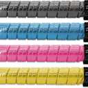 MP C2503 High Yield Toner Cartridge (4-Pack, Black/Cyan/Magenta/Yellow) - Lovn Compatible C2503H 841918 841921 841920 841919 Toner Cartridge Replacement for Ricoh MP C2003 C2004 C2503 C2504 Printer