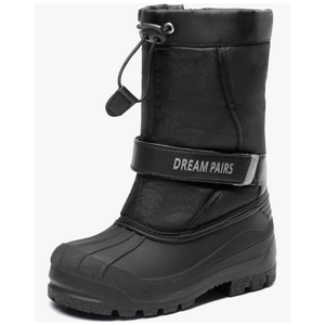 DREAM PAIRS Boys & Girls Mid Calf Water-Resistant Winter Snow Boots for Toddler/Little/Big Kid 5