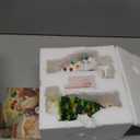 Brightown Ceramic Christmas Tree Night Light - 2 Pack Vintage Christmas Night Light with ON/Off Switch, 6" Decorative Ceramic Tree Light for Bedroom Living Room Xmas Holiday Decor, Green and White (Multicolor)