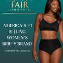 Vanity Fair Women's High Waisted Underwear, Full Coverage Ladies Panties, Perfectly Yours Briefs (XL)