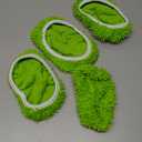Reusable Microfiber Mop Pads Compatible with Swiffer Sweeper- 4 Pack Dry Sweeping Cloths & Wet Mopping Cloths - Washable Wet Pads Refill for Mopping Floors (Mop is not Included)