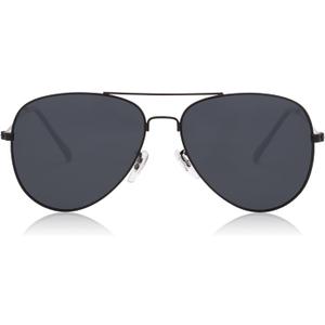 SOJOS Classic Aviator Polarized Sunglasses for Men Women Vintage Retro Style, Black/ Grey, 62mm SOJOS Classic Aviator Polarized Sunglasses for Men Women Vintage Retro Style, Black/ Grey, 62mm