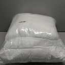 Amazon Basics Square Hypoallergenic Pillow Insert, Sofa Bed Couch Decorative Stuffer, 20", 2 Pack (20 x 20 inches)