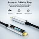 USB C Fiber Optic Cable 66FT, 10Gbps Active USB 3.2 Gen2 Cable with German SiliconLine Chip, Long Distance USB C Cable Compatible with Logitech 4K Camera,VR,Video Conference,Industrial System