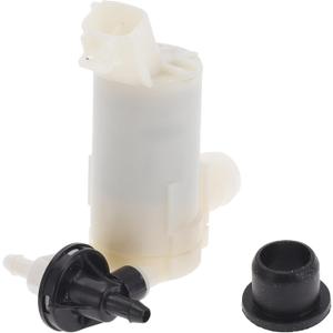 ACROPIX Windshield Washer Pump with Grommet Windshield Washer Fluid Pump Fit for Honda CR-V 2007-2011 Windshield Wiper Pump No.76806SMAJ01 - Pack of 1