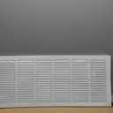 Return Vent Cover 30 x 12(Duct Opening Size),Air Return Vent Cover,Flat Vent Cover,Return Air Grilles,Outer Dimensions:31.75"Wx13.75"H(30"W x 12"H, Duct Opening)