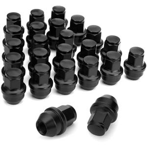 Dynofit 14x1.5 OEM Lug Nuts for F150 2015-2024, 24pcs One-piece Stock Lugnuts Compatible with Ford Expedition F-150 Lincoln Navigator 2016-2018/2019-2024, 14mmx1.5 Factory Tuner Nuts Replace OE#611008