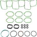 Engine Intake Manifold Gasket Set MS971181 Compatible with Lincoln Ford F-150 Edge Explorer Flex Fusion Police Interceptor Transit-150 250 350 HD MKS MKT MKX MKZ 3.5L 3.7L V8