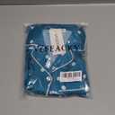 Veseacky Girls' Chrismas Satin Pajamas Set Two Piece Silk Nightwear Button-Down Sleepwear for Mom and me (Green Dots,size 8)