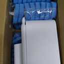 Disposable Toilet Brush Toilet Bowl Cleaner,Toilet Cleaning Supplies,Toilet Bowl Brush,Toilet Cleaner Brush,Toilet Brush with Holder,48 Refills for Cleaning and Hygienic (White)