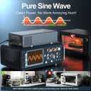 24V Inverter 5000W Pure Sine Wave Power Inverter, 24V DC to 120V AC Inverters,Surge 7000W,Power Inverter with 4 AC Outlets,45Amps Hardwire Port,Dual Remote Control for Solar RV,Truck,Boat,Home