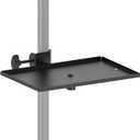 Microphone Stand Tray Clamp On Mic Stand Rack Tray Holder, Music Stand for Music Sheet for Stage, Live Streaming, Recording
