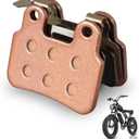 Brake Pads for Ebike: Semi-Metallic Brake Pads Fit for Ridstar Q20, Q20 Pro, H26 Pro Electric Bike Replacement Brake Parts - Fit for XD-KLBS-DOT4 Hydraulic Brakes (1 Pair)